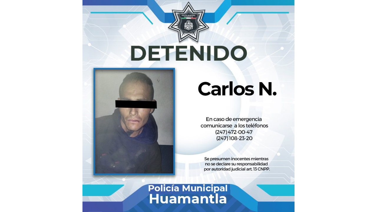 Operativo centinela de la policía de Huamantla da resultados positivos