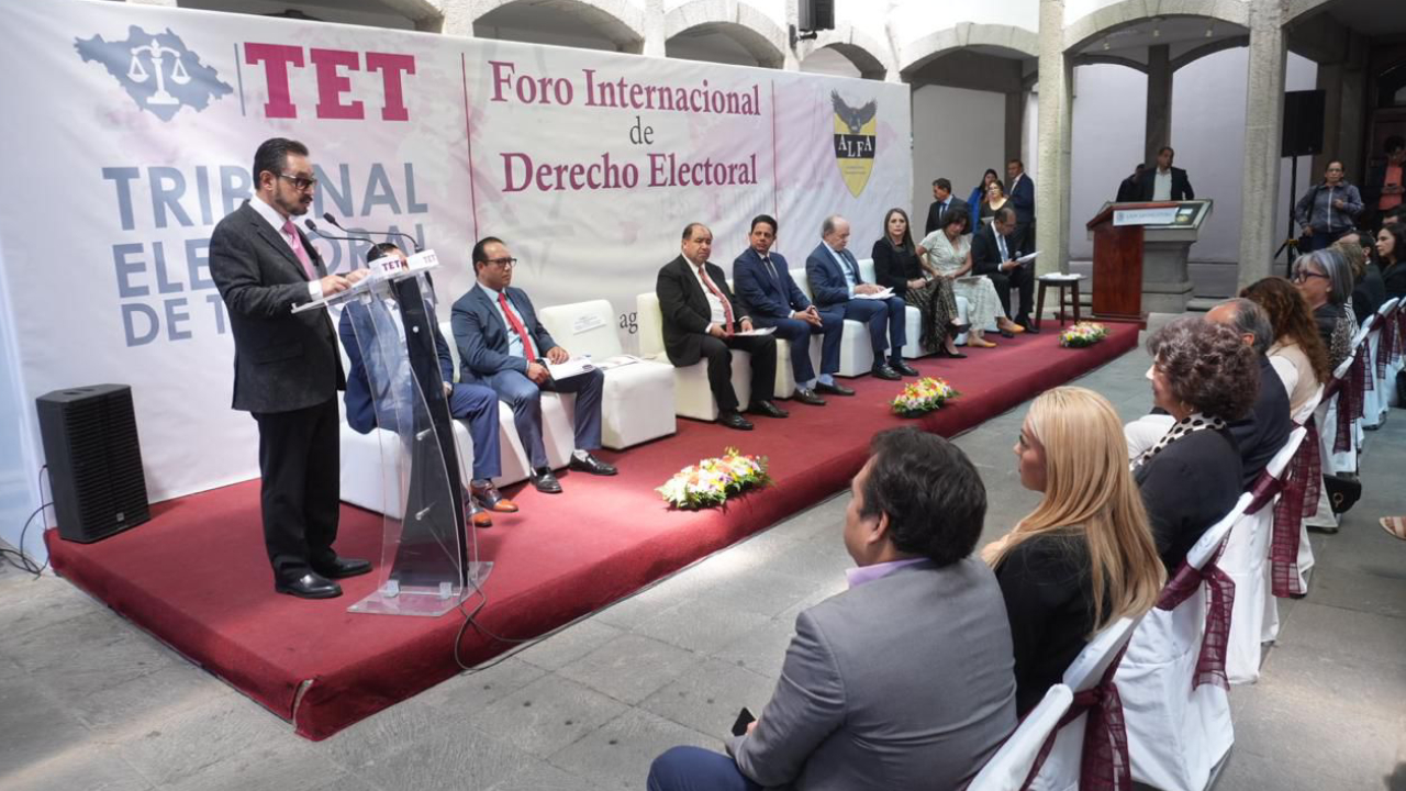 La democracia se fortalece con un derecho electoral justo y transparente: Pepe Temoltzin en foro nacional