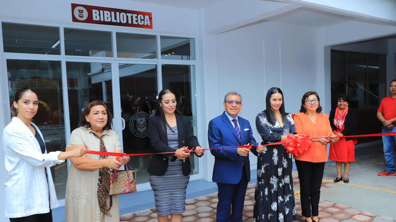 Inaugura Rector de la UATx laboratorio de usos múltiples y Biblioteca en Odontología