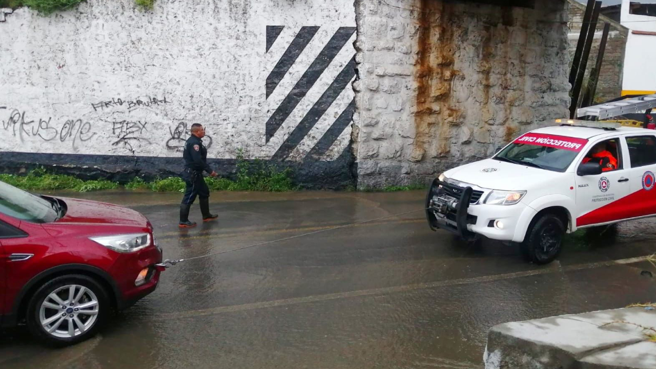 Intervención eficaz de las áreas del gobierno de Huamantla tras fuerte lluvia protegen a la ciudadanía