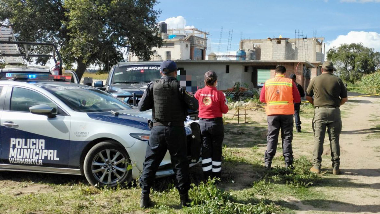 Acordona policía de Huamantla inmueble donde se hallaron cuatro personas sin vida