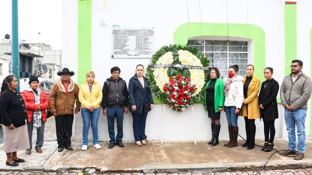 Celebra ayuntamiento de Huamantla el 86 aniversario de la fundación del pueblo de Chapultepec