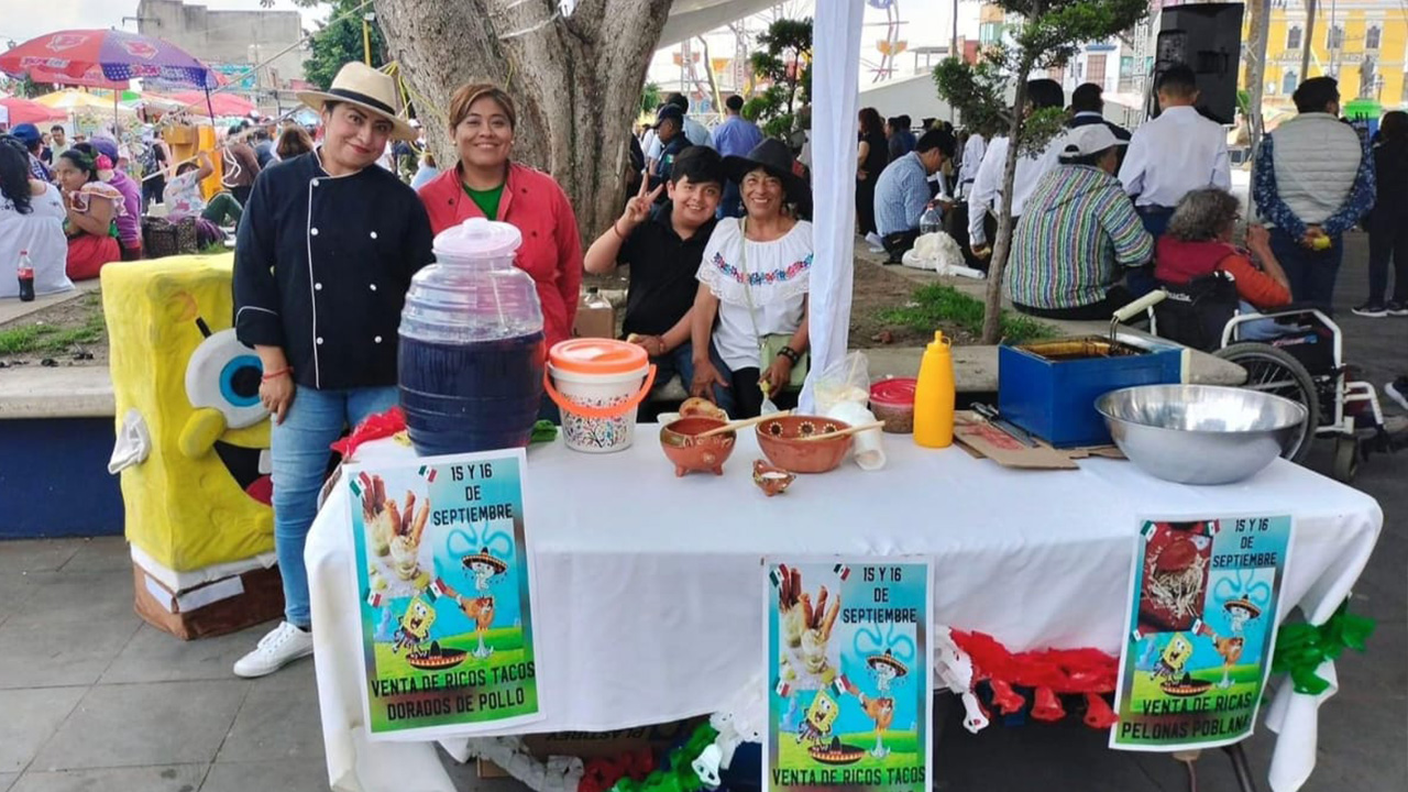 Gobierno Municipal de Zacatelco apoya el comercio local durante las fiestas patrias