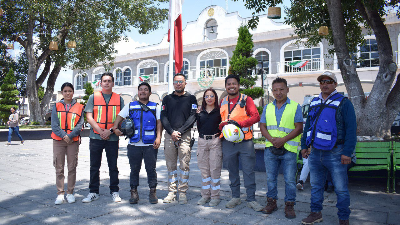 Gobierno Municipal de Zacatelco promueve la prevención de sismos a través del Macro Simulacro Nacional 2024.