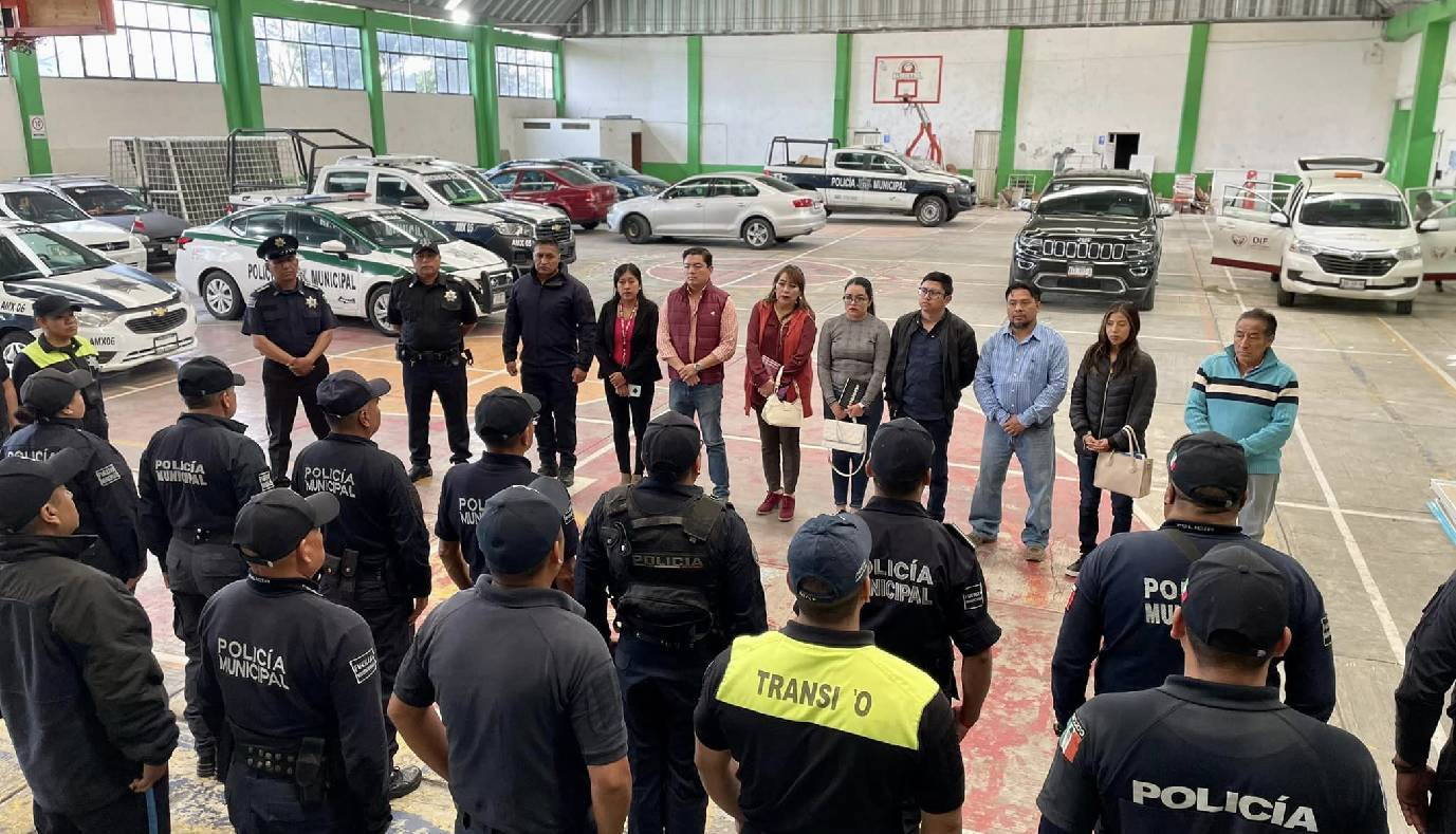 Reunión de compromiso con la seguridad en Amaxac de Guerrero