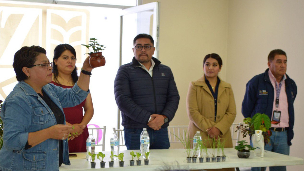 Con éxito, inició el curso de “Asesoría y Capacitación de Huertos Familiares” en Zacatelco.