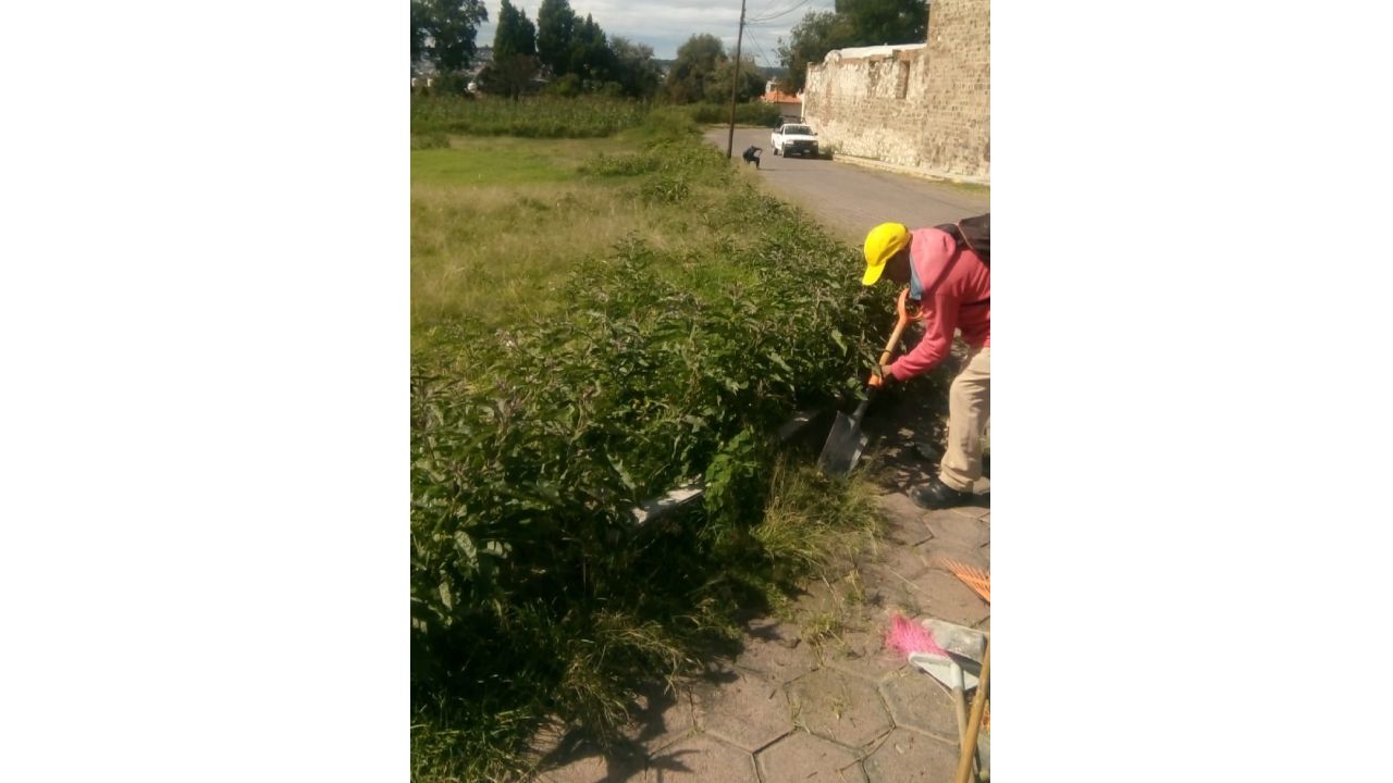 Previo a las fiestas de Ocotelulco, servicios públicos dignifican calles e inmuebles