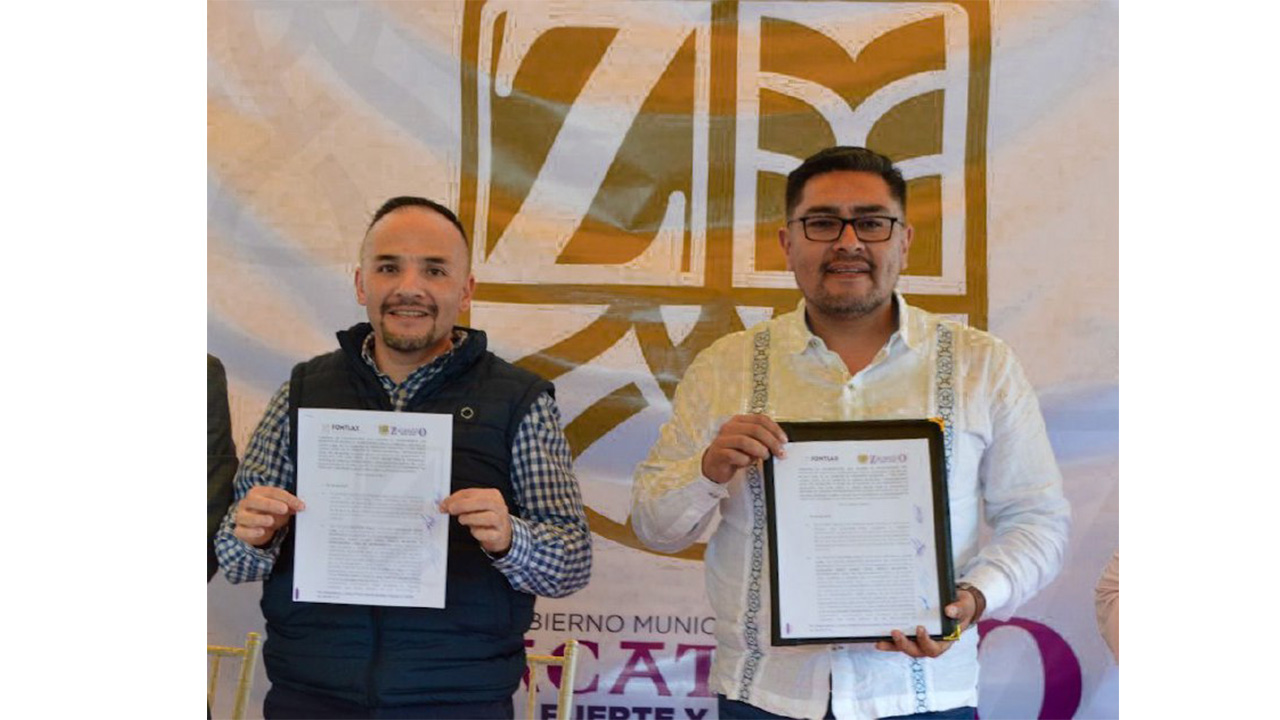 En pro de la economía local: FOMTLAX firma convenio con el gobierno de Zacatelco.