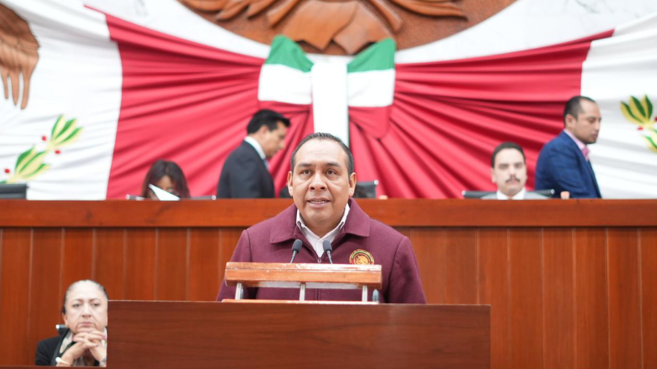 Presenta diputado Miguel Ángel Caballero Yonca Iniciativa para expedir Ley del Servicio Profesional de Carrera Policial en Tlaxcala