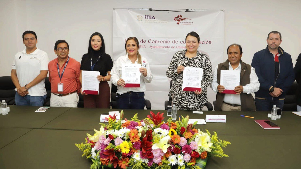 Chiautempan une fuerzas para erradicar el rezago educativo.