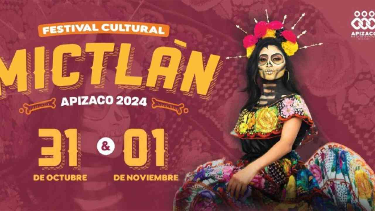 EL H. Ayuntamiento de Apizaco invita a celebrar el Día de Muertos en el Festival Cultural Mictlán 2024