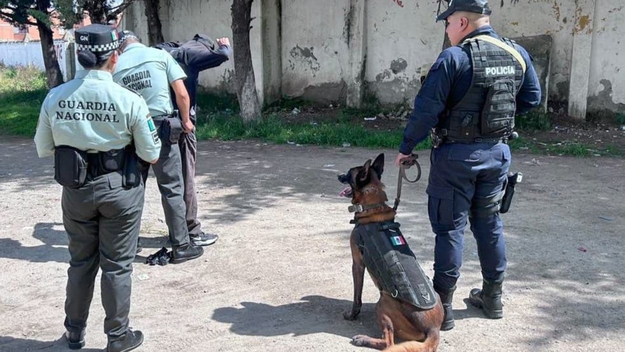 Policía de Huamantla y Guardia Nacional disuaden riña como parte de las acciones de proximidad social