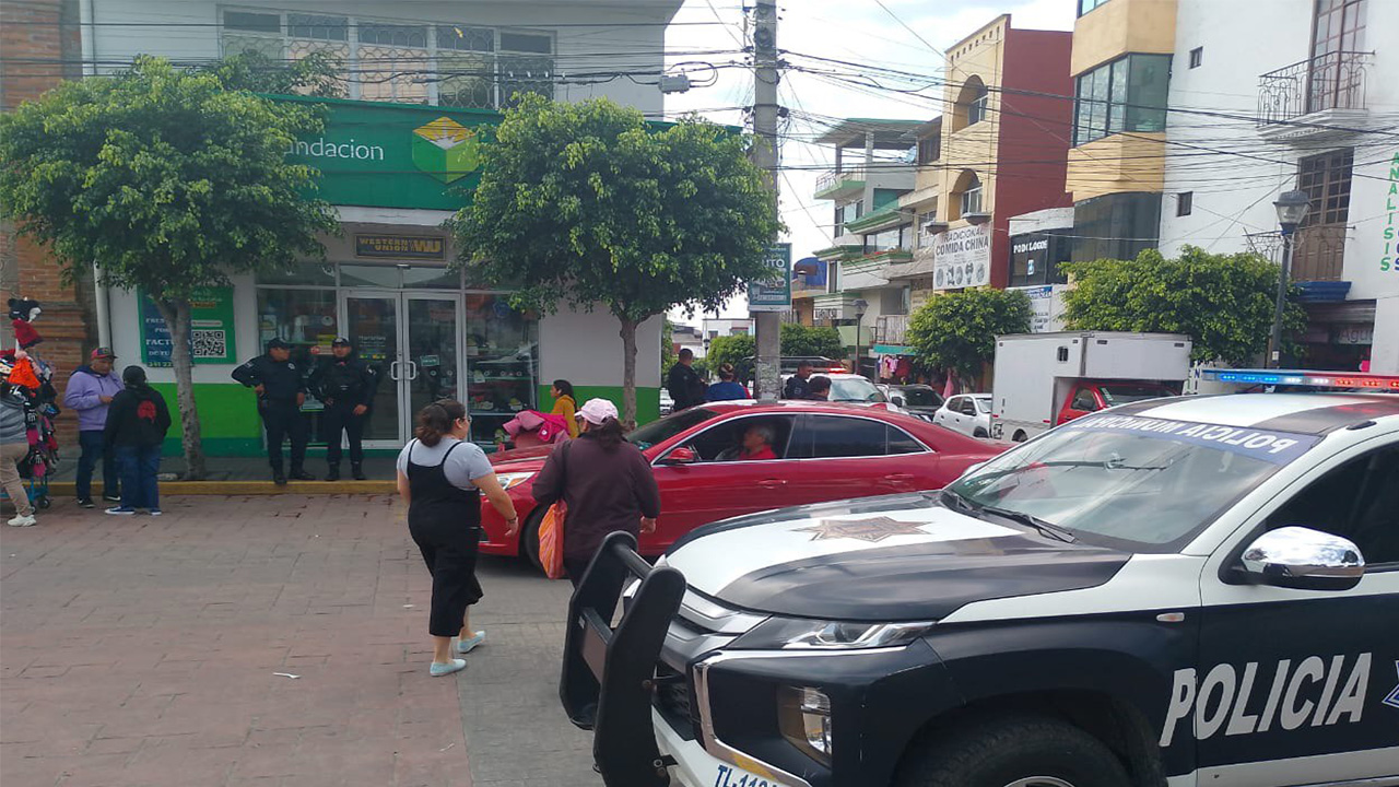 Pronta respuesta a intento de robo en establecimiento de Zacatelco