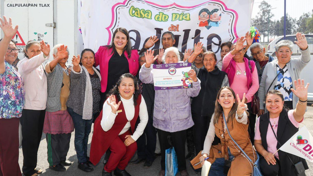 Chiautempan Recibe Equipamiento Para Casa de día del Adulto Mayor