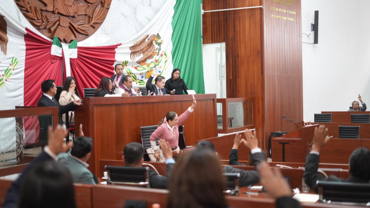 Aprueban legisladores reformas y adiciones a la Ley Orgánica del Tribunal Electoral de Tlaxcala