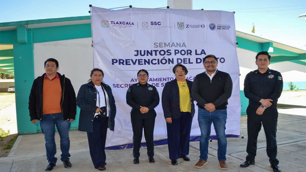 Arranca la semana “Juntos por la Prevención” en la secundaria Zacatelco.