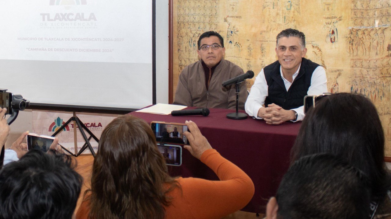 Incentiva Ayuntamiento de Tlaxcala de Xicohténcatl pago de impuesto predial a través de campaña de descuentos de fin de año