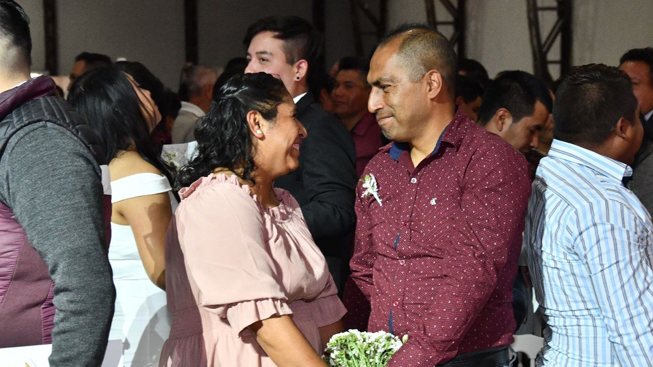 El gobierno de Huamantla celebra el amor con bodas colectivas gratuitas