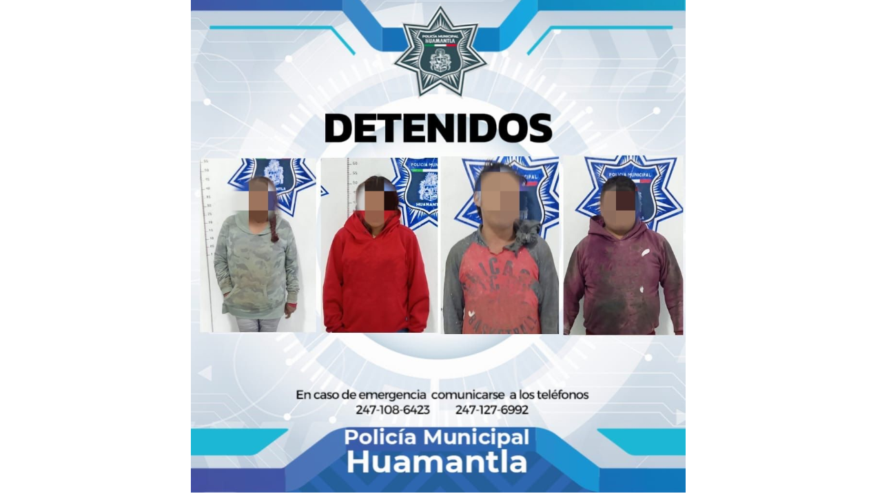 Policía de Huamantla disuelve dos riñas en distintos puntos de la ciudad y restaura el orden