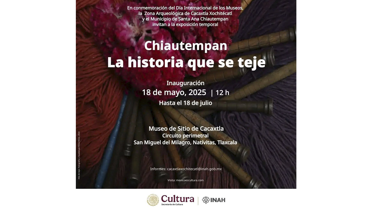 Cacaxtla rinde homenaje al talento textil de Chiautempan