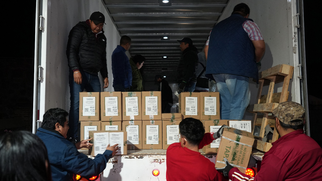 Llegan a Tlaxcala 7.3 millones de boletas de Elección Judicial Local 2025