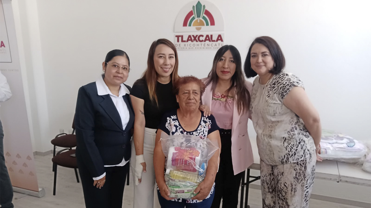 Entrega DIF Tlaxcala cunas y despensas a madres vulnerables como parte del programa “Sueño Seguro”