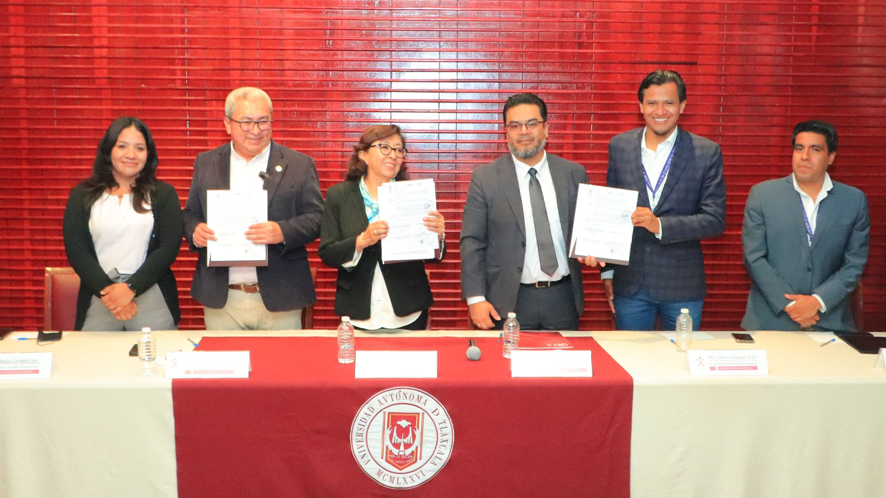 UATx y SEPE suscriben convenio para que estudiantes participen en el programa Atención a Necesidades Educativas Especificas en Casa