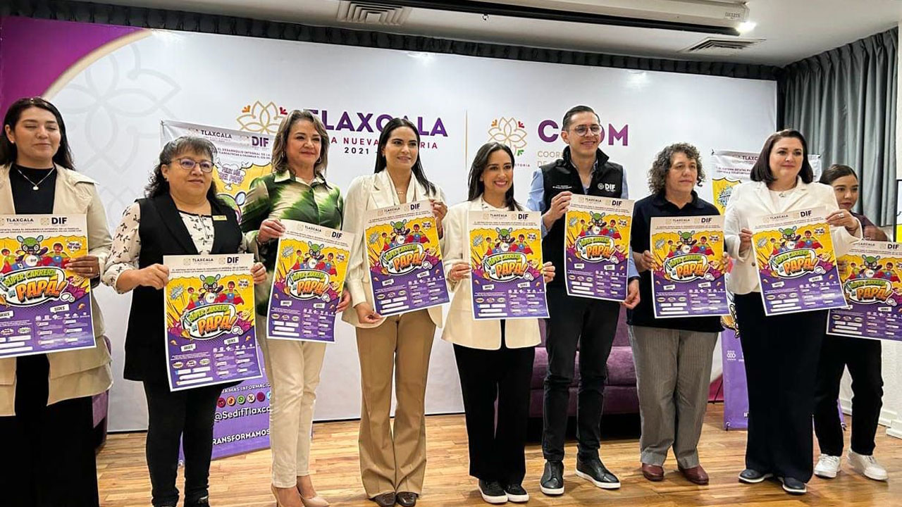 Huamantla será una de las sedes de la “súper carrera de papá” organizada por el DIF municipal y estatal