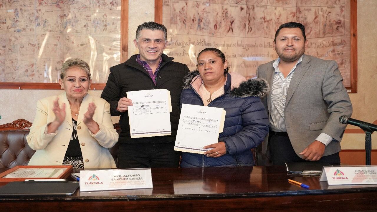 Fortalece alcalde de Tlaxcala Alfonso Sánchez García lazos entre escuela, comunidad y gobierno