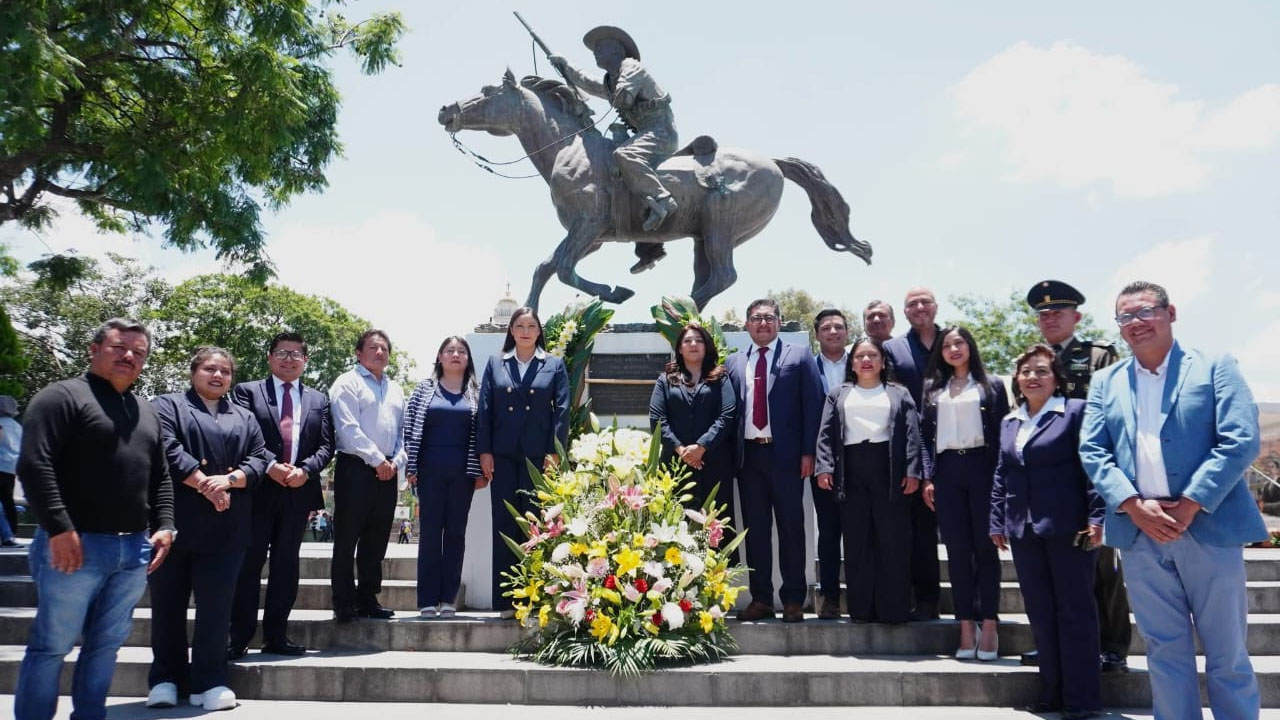 Zacatelco conmemora el 137 aniversario del natalicio del General Domingo Arenas Pérez