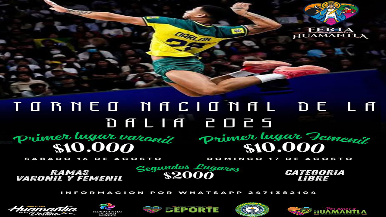 Torneo Nacional de la Dalia: el voleibol florece en Huamantla