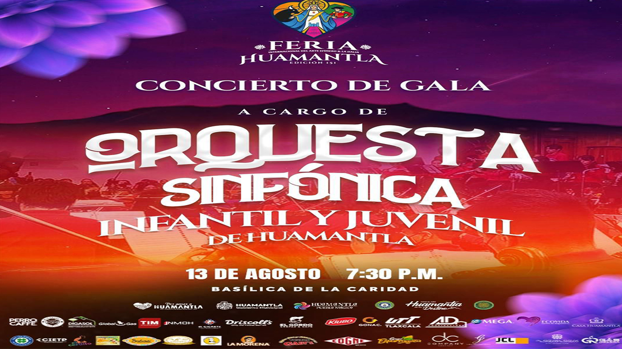 Orquesta Sinfónica Infantil y Juvenil de Huamantla ofrecerá concierto especial en la Feria 2025
