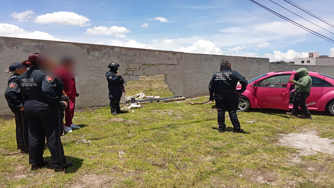 Accidente vehicular en la carretera Huamantla–Ixtenco