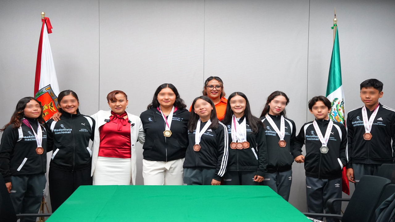 Reconoce Madai Pérez a medallistas de la Olimpiada Nacional originarios del Distrito VII