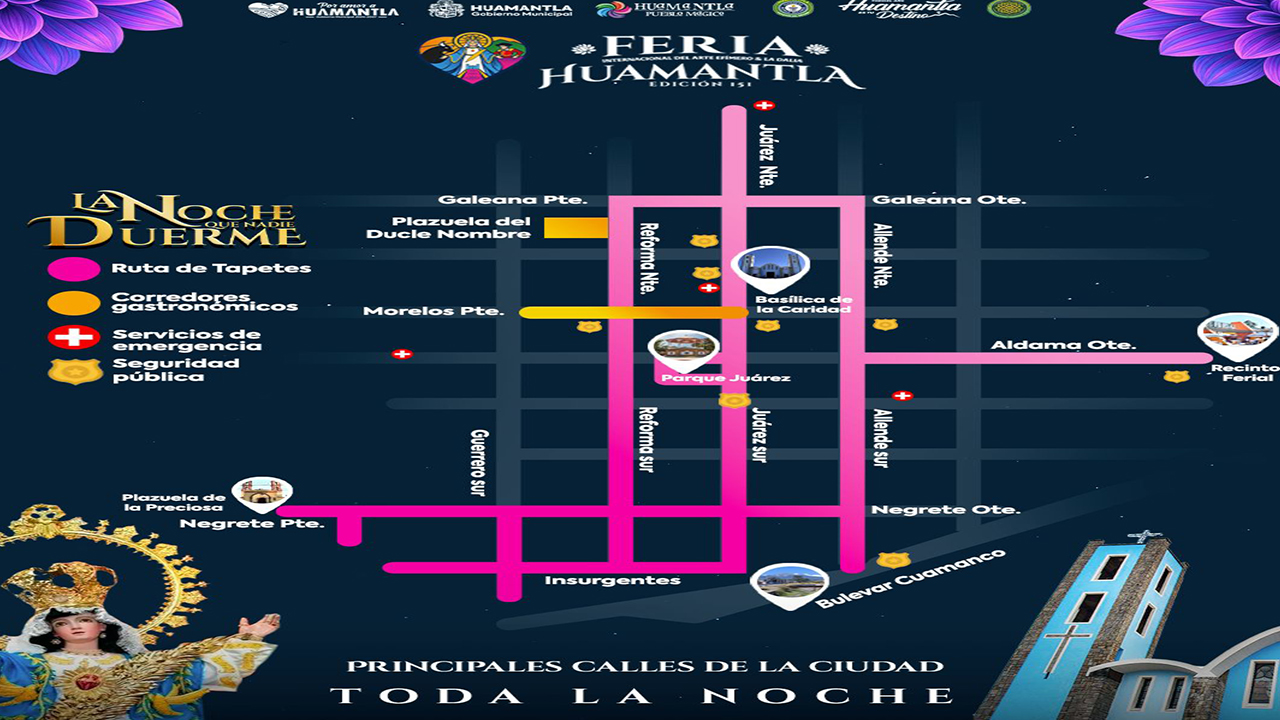 Huamantla se prepara para vivir La Noche que Nadie Duerme