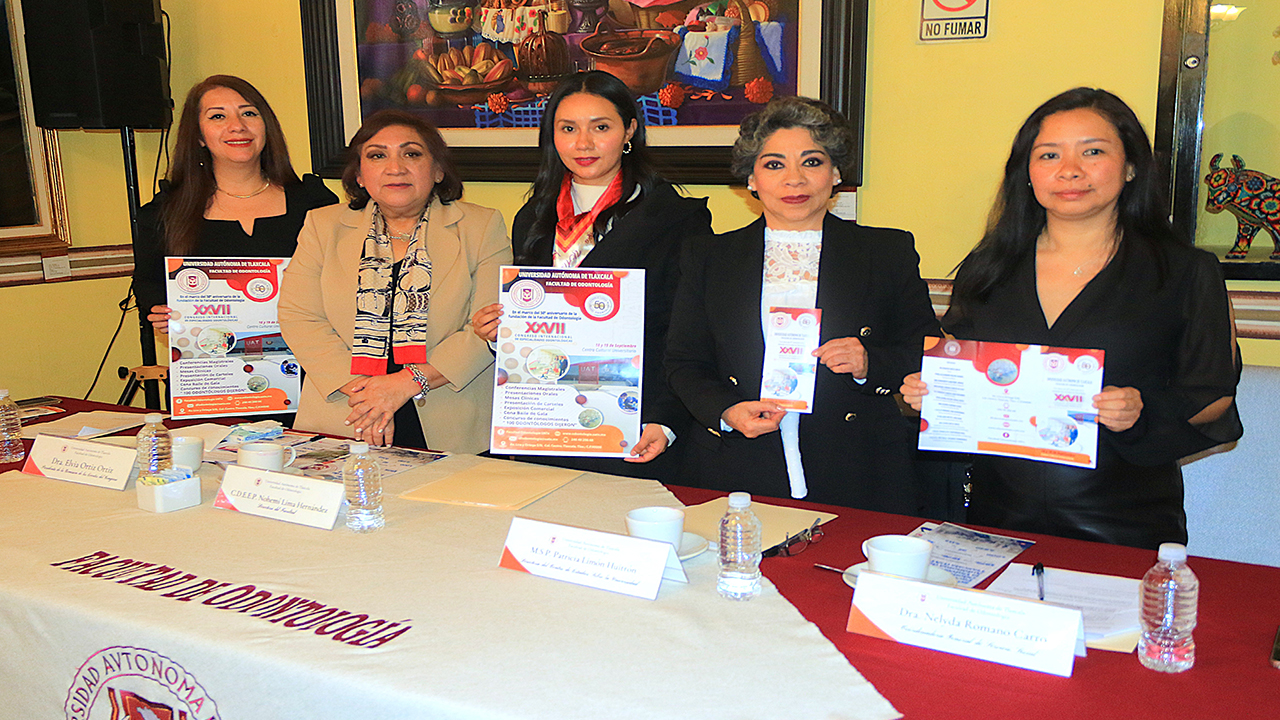 Facultad de Odontología UATx da a conocer programa del XXVII Congreso Internacional de Especialidades Odontológicas