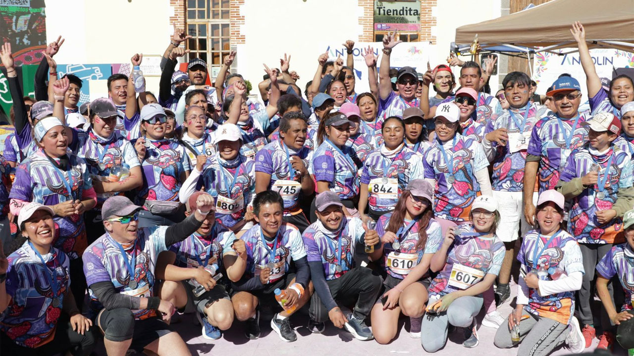 Huamantla se llena de alegría y emoción con la Carrera de Colores 2025