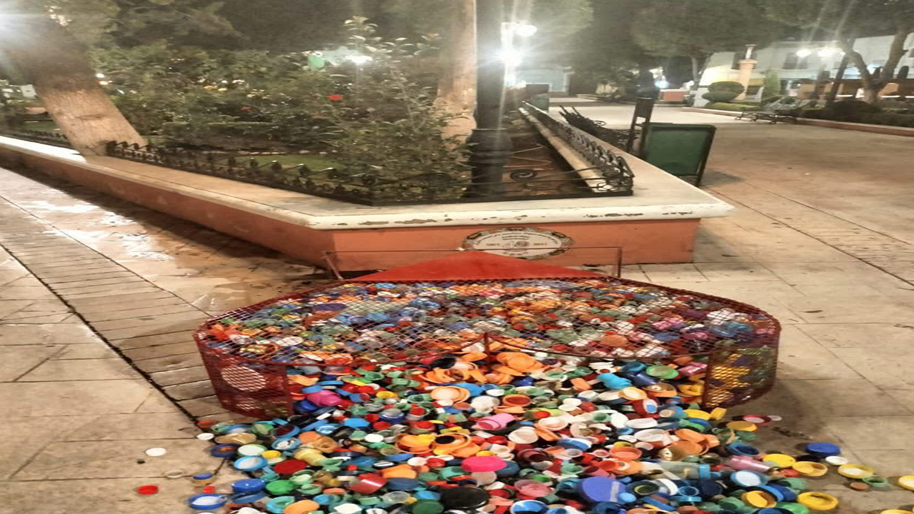 Policía Municipal asegura a responsable de actos vandálicos en el Parque de Huamantla