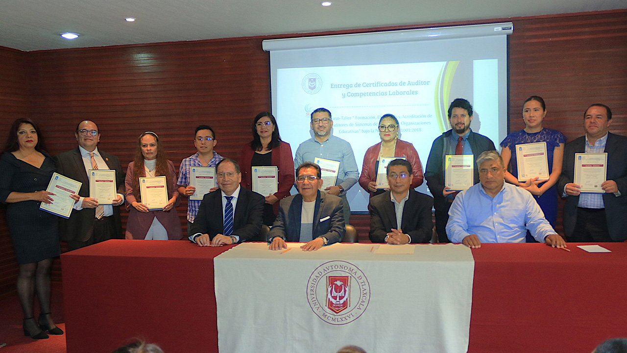 La UATx capacita a nuevos auditores en Gestión de Organizaciones Educativas