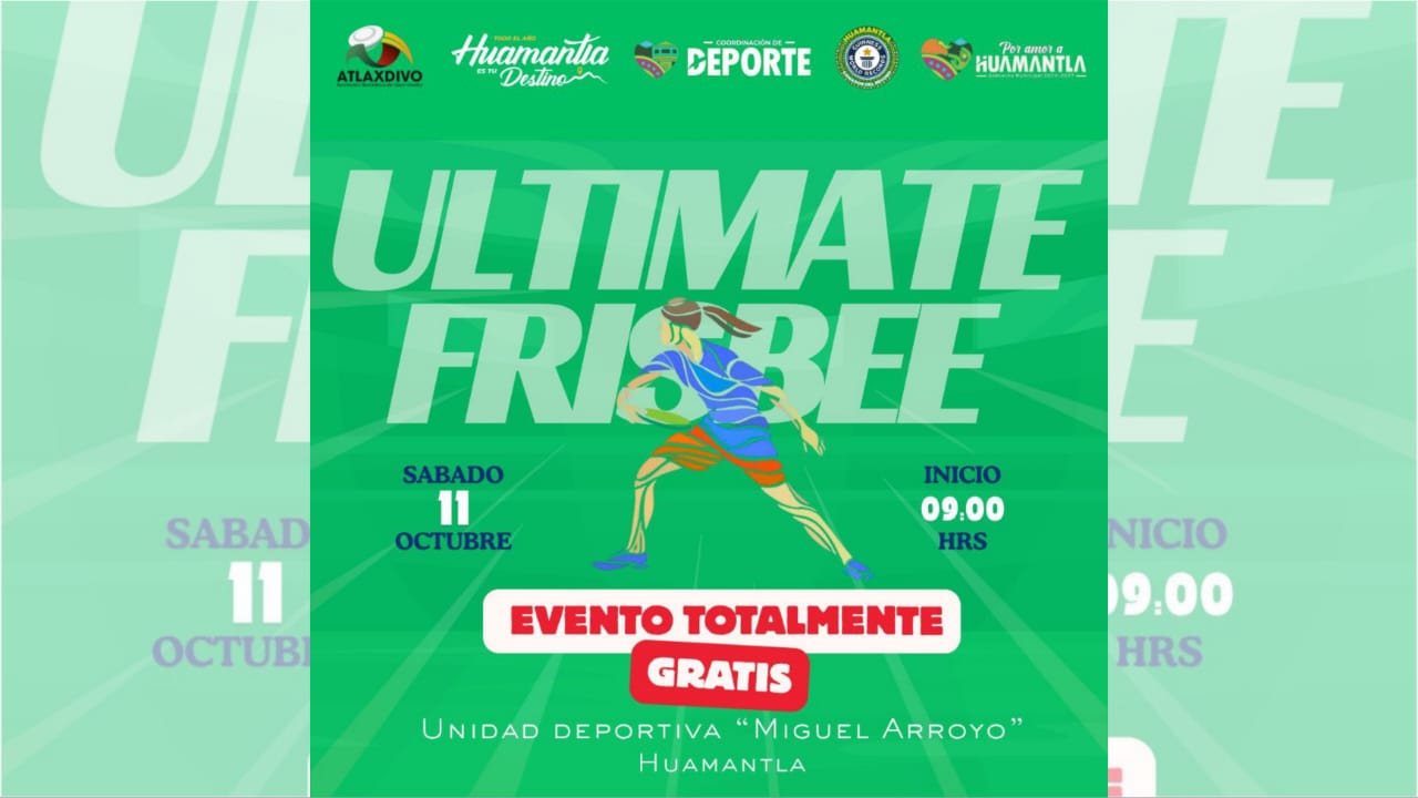 Invitan a clase gratuita de Ultimate Frisbee en Huamantla