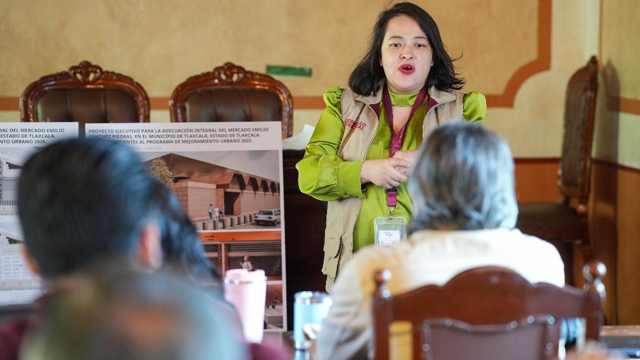 Ayuntamiento de Tlaxcala y Sedatu avanzan en la integración del proyecto de remodelación del mercado “Emilio Sánchez Piedras”