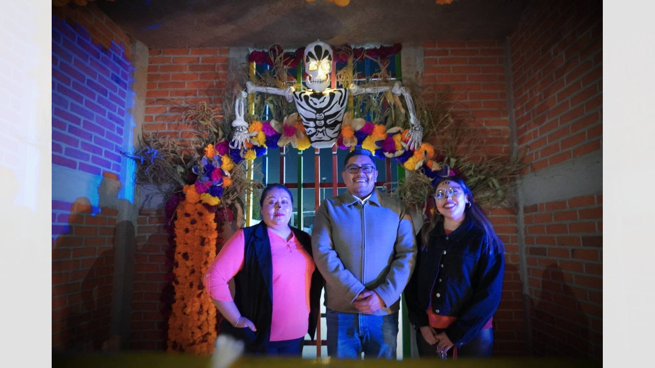 Camino al Mictlán es inaugurado en Zacatelco esta temporada de Día de Muertos