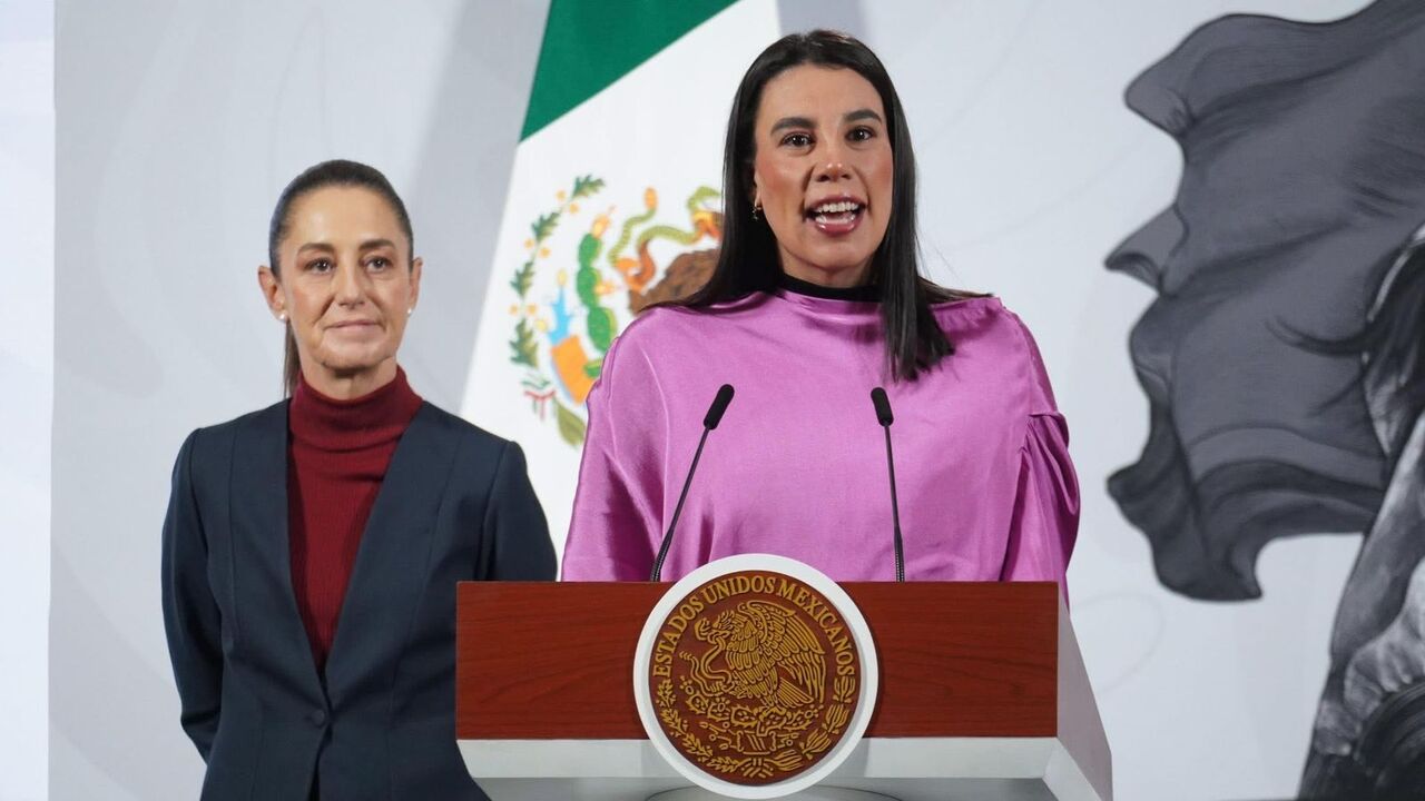 Claudia Sheinbaum y la secretaria de Turismo, Josefina Rodríguez, presentan avances en materia turística