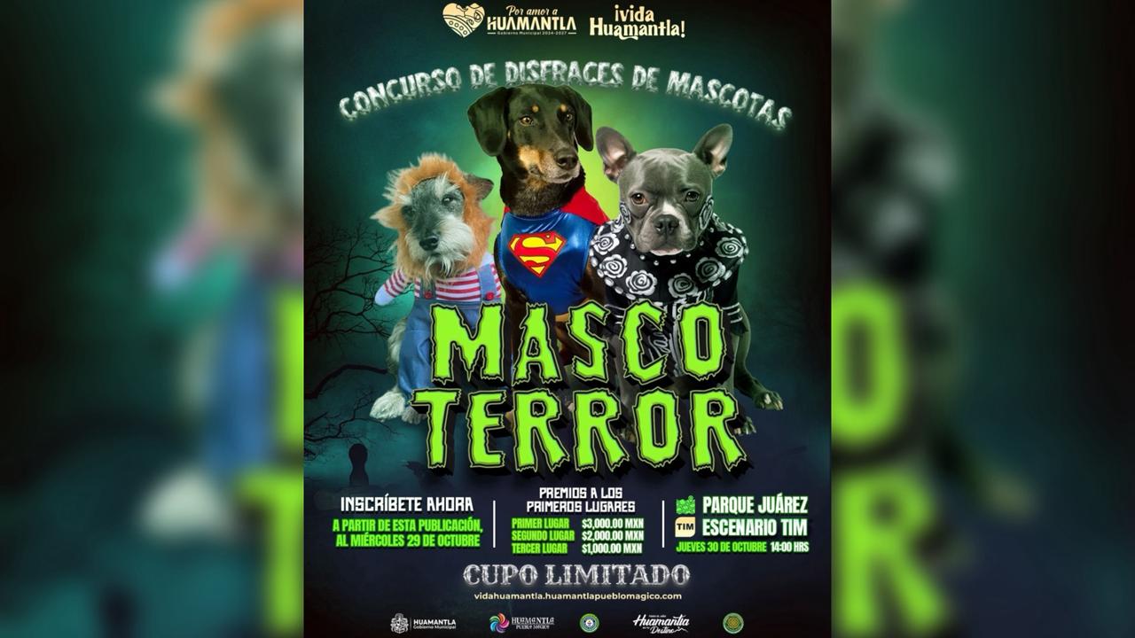 Convocatoria abierta al concurso de disfraces “Masco-Terror” en Huamantla