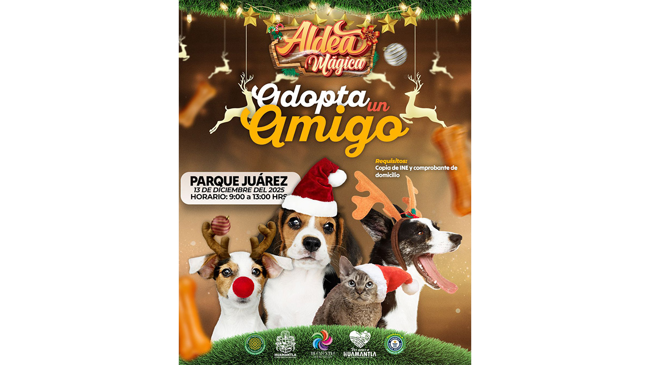 Invitan a sumarse a la jornada de adopción “Adopta un Amigo” en el Parque Juárez