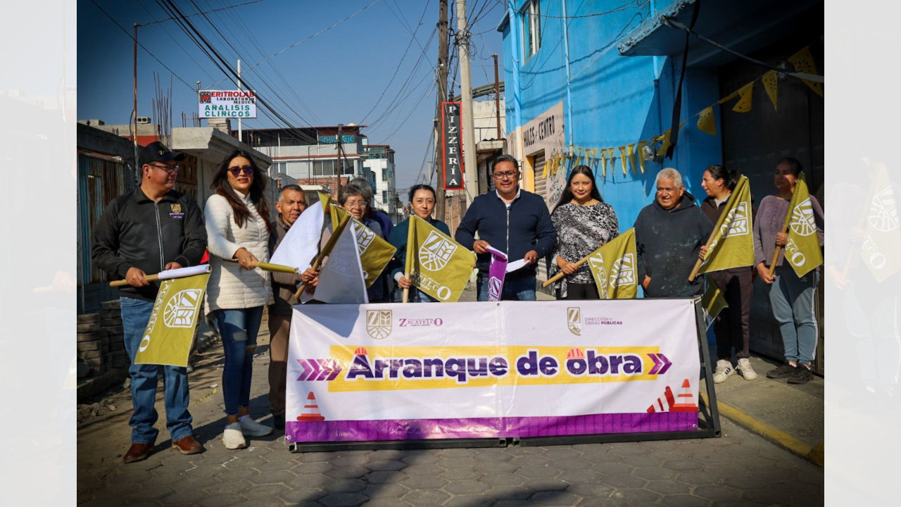 Inicia rehabilitación de drenaje sanitario en calle Morelos, Sección Segunda de Zacatelco