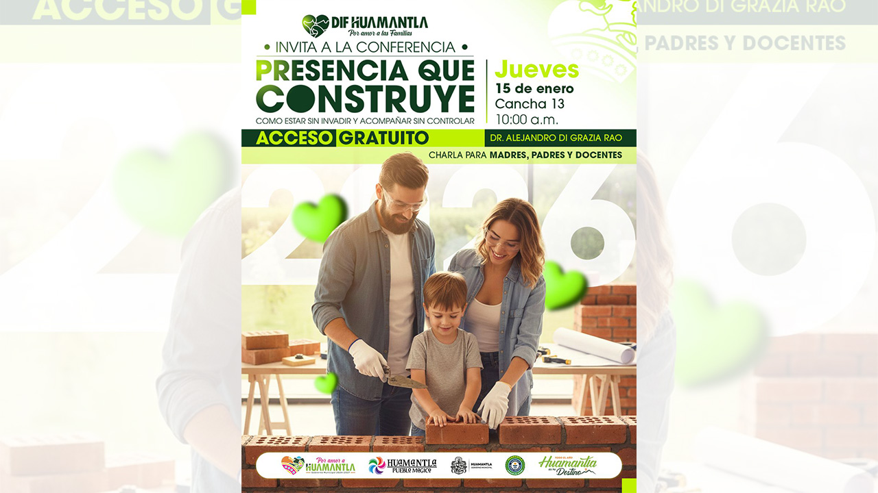 DIF de Huamantla impulsa ciclo de conferencias para fortalecer el desarrollo emocional de niñas, niños y adolescentes