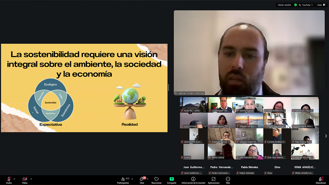 Con amplia exposición sobre sostenibilidad ambiental, la UATx concluyó su Jornada de Profesionalización Docente