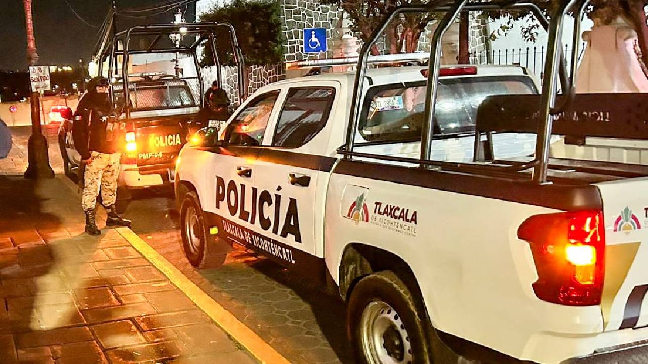 Se Unen Policía Municipal de Tlaxcala, Panotla y Guardia Nacional en Operativo Intermunicipal