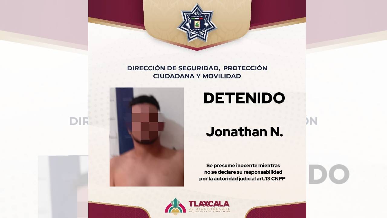 Policía Municipal de Tlaxcala Asegura en Atlahapa a Persona con Antecedentes Delictivos y Estancia Ilegal en el País